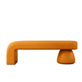 Waiting chair hair salon rest area bench sofa industrial style bench classyaccessible luxury ultra narrow