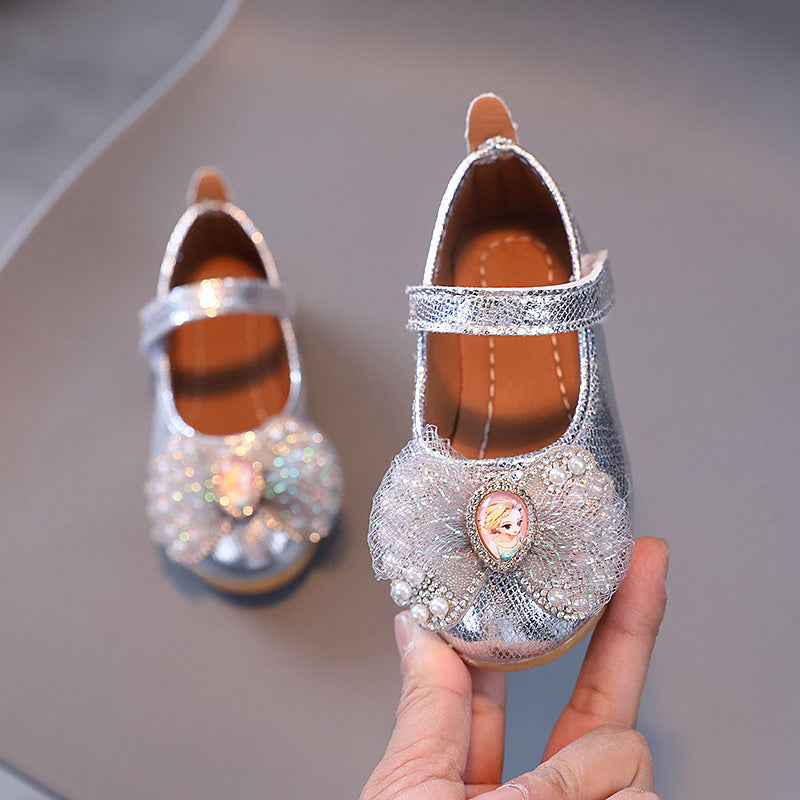 Girls' single shoes princess shoes summer new children's single shoes spring and autumn girls' shoes soft sole small dress shoes summer
