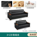 Office sofa business vip reception minimalist lounge office break area sofa coffee table set combination