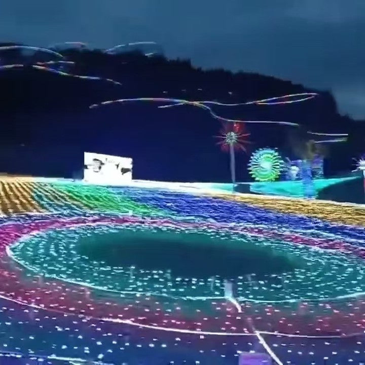 LED outdoor courtyard engineering quantification with flash cannon light string flash string light ambient light