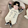 baby super cute cartoon clothes for boys and girls fashion spring & falllong sleeves one-piece jumpsuit rompers for outing