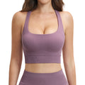 seamless threaded yoga vest i-shaped back tight bubble wrap sports intimates running fitness tops5518