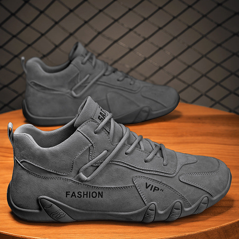 New spring/autumn men's work safety shoes - anti-slip construction boots, outdoor casual sneakers, trendy athletic shoes