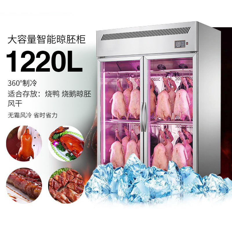 Tongbao intelligent air drying cabinet, duck drying cabinet, commercial roast duck and barbecue dryer, embryo drying cabinet, single and double door blowing duck drying cabinet