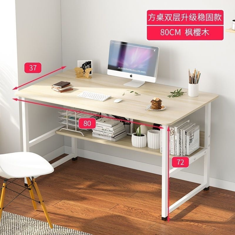 Desk computer desk bookshelf combination home study table minimalist student academic writing desk office desk gaming desk