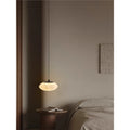 Marble bedroom bedside small chandelier retro staircase lighting fixture vintage bar counter adjustable pendant light italian minimalist lighting