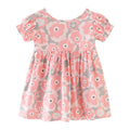 Spring & fallk-style children's clothing for children and girls, floral pastoral cotton baby a-line skirt, children's dress