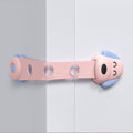 Wholesale children's drawer safety locks, baby proofing door lock buckles, adjustable child drawer double lock door latches