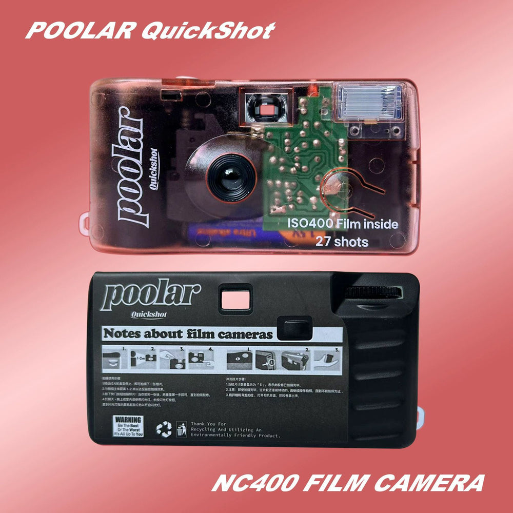 Poolar jelly disposable camera - retro film camera - point and shoot camera - student starter kit - birthday creative gift