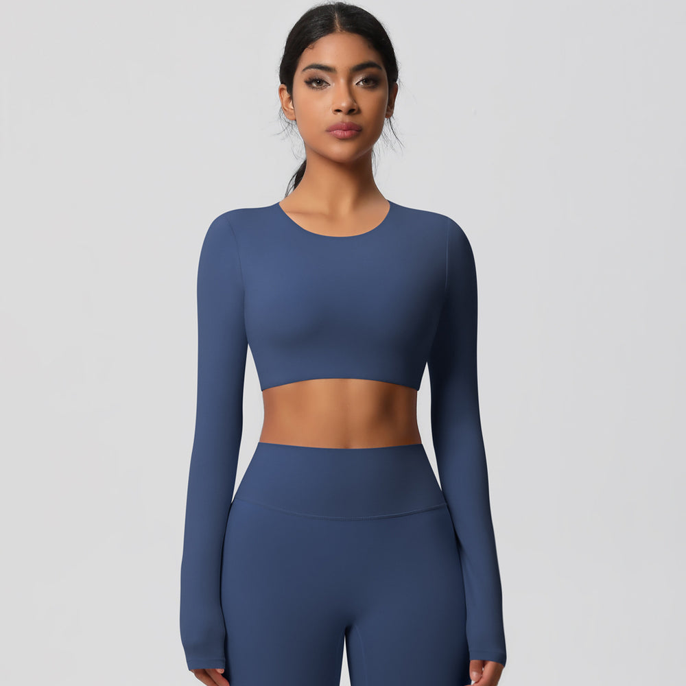 new arrival: women's cloud-soft, quick-dry, brushed fleece yoga set - perfect for fitness, outdoor leisure, and running