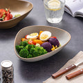 Vintage rustic stoneware ceramic triangular dessert fruit salad weight loss ceramic bowl restaurant home breakfast bowl tableware