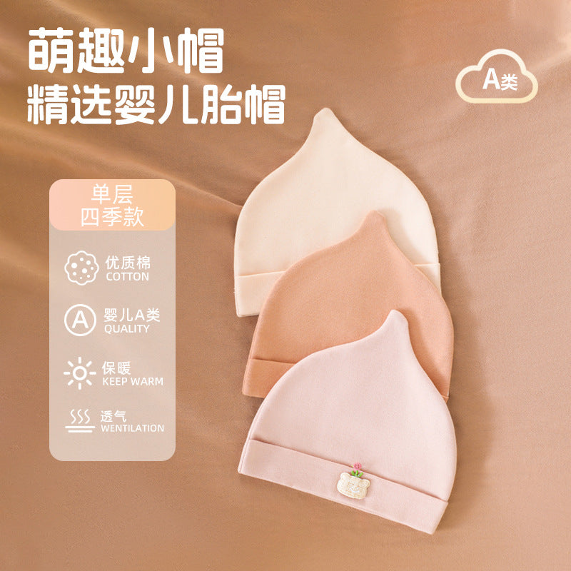 Baby hats - spring/autumn collection: newborn & infant caps, winter hats for boys & girls (protects fontanelle)