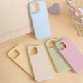 Skin-feeling solid color glutinous rice shell suitable for apple 18promax anti-fall mobile phone case iphone17 all-inclusive protective cover 15
