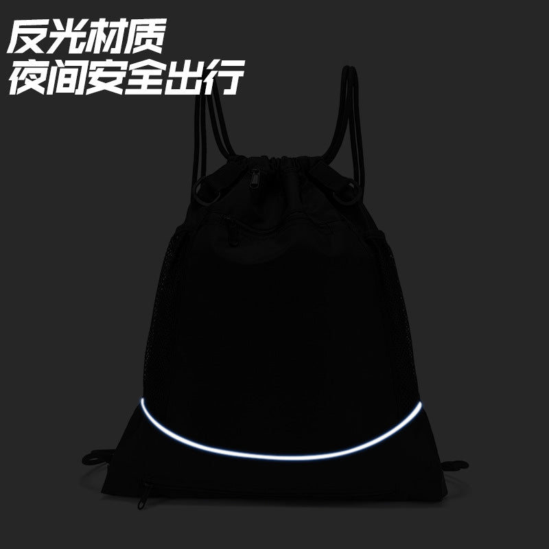Cross-border  bundle bag drawstring backpack men and women outdoor travel sports backpack basketball football training bag