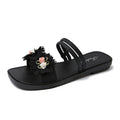Summernew arrival two-wear sandals and slippers for women sweetflowersoutwear fairy style beautiful matching skirt beach slippers for women