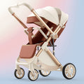Kids lightweight foldable two-way baby walking baby handy gadget cross-border wholesale high view stroller can sit and lie down stroller