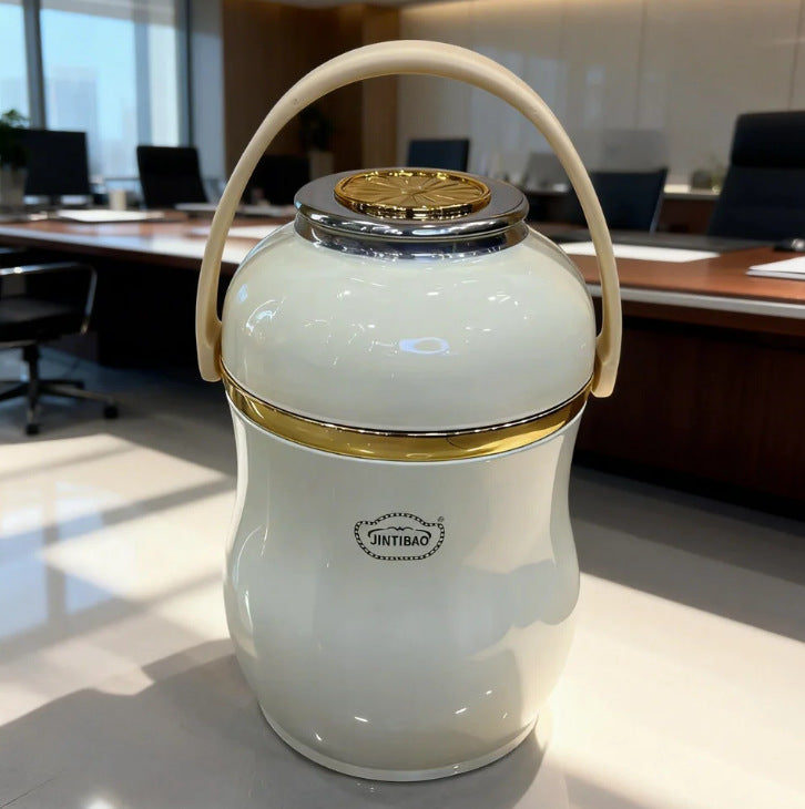 Factory price 304 food grade stainless steel thermal pot large capacity portable thermal tableware food warmer