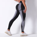 Clearance: european and american influencer-approved seamless knit sexy striped breathable moisture-wicking yoga pants for running, sports, and fitness