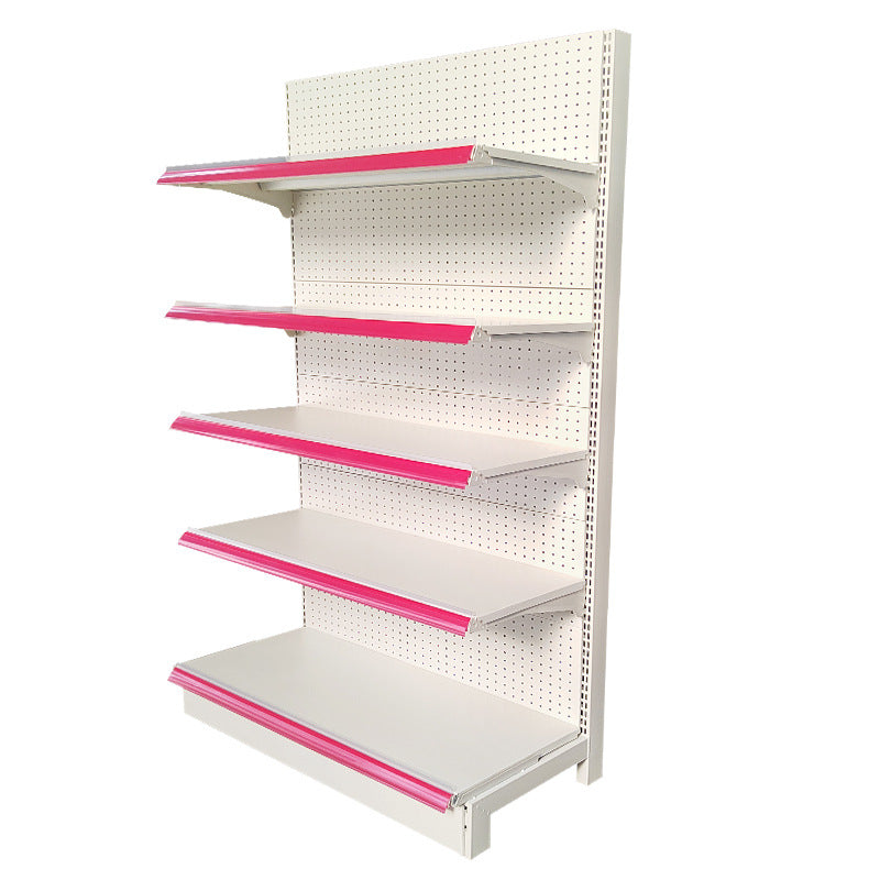 Shelf Supermarket Thickened Convenience Store Shelf Single Double-sided Multi-layer Hole Board Pharmacy Stationery Store Supermarket Shelf Display Shelf