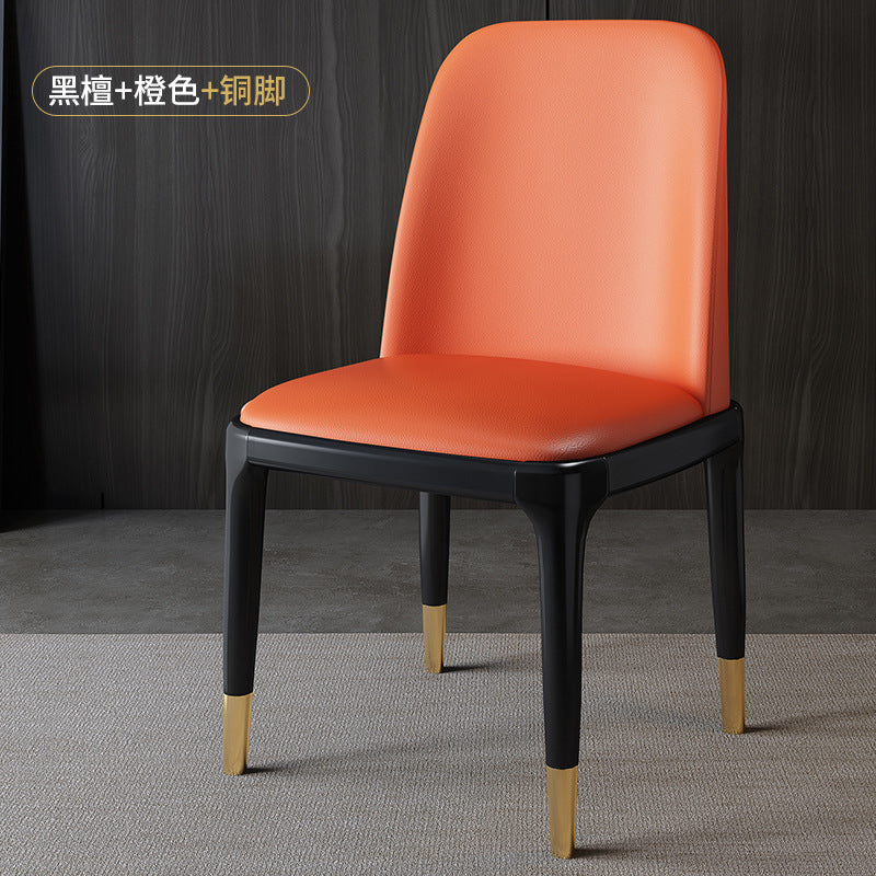 Wood style b&baccessible luxury upholstered back chair scandinavian solid wood dining chair for homemoderncasual restaurant hotel chair