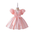 Girls' high-end satin princess dress - perfect for runway shows, children's hosts, competitions, piano performances, and stage events