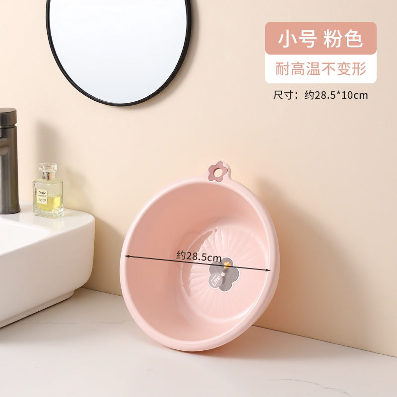 Washbasin for homethickened hanging plastic wash basin for washing vegetables and butt, durable large and small laundry and foot washing basin