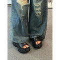 Thick solepetites height increasing slippers women's summer outwear thick sole stomping on shit feeling 2026new arrival popular sandals and slippers