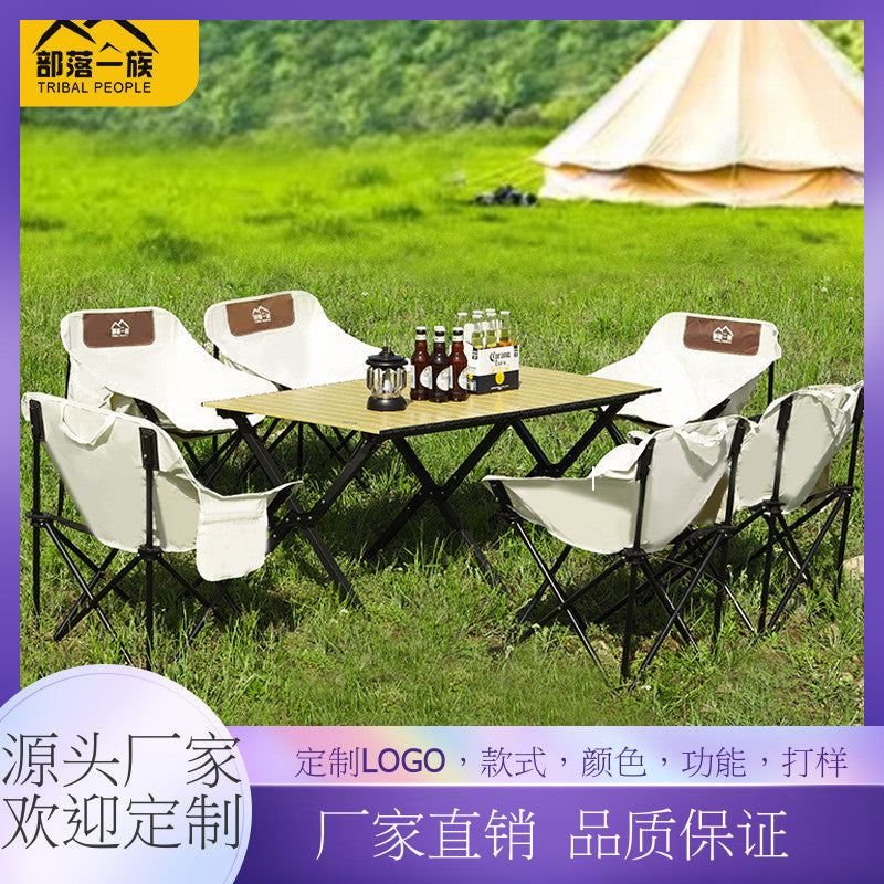 Explorer outdoor foldable chair portable camping style chair picnic table and chair fishing foldable small bench outdoor maza