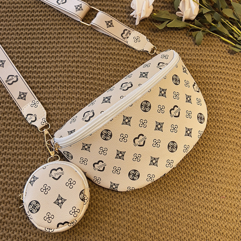 Fanny pack two-piece set 2024 South East Asia  satchel messenger bag ladies bags new women's shoulder bag