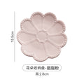 Ins creative floral desktop jewelry organizer ceramic tray - unique embossed entryway display & storage ornament