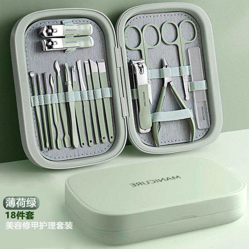 Stainless steel cuticle nipper pedicure kit beauty manicure nail care full set nail clippers wholesale set tool kit