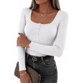 Amazon fashion casualeasiest for matchsilm comfy basics t-shirt spring summer new arrivallong sleevespulloverslimming looktops