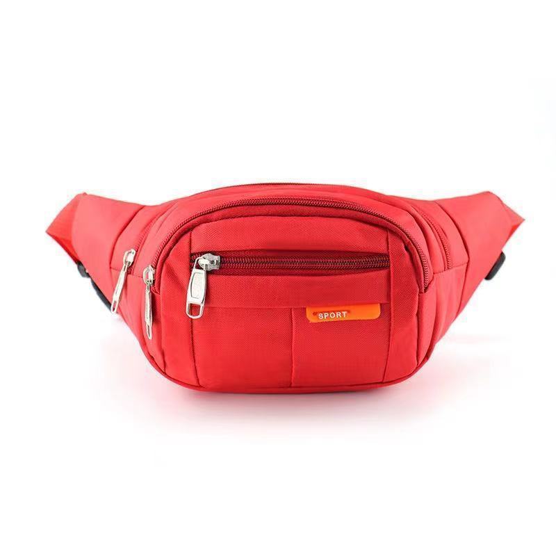 New fanny pack women's large-capacity multi-function anti-splashing water cashier business bag outdoor travel fashion mobile phone fanny pack men