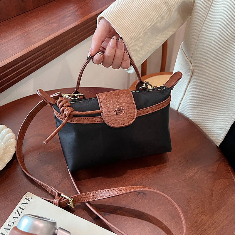 Fashion trend retro portable tote bag women's 2025 new casual versatile shoulder messenger bag