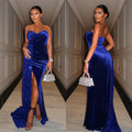 C6712 cross-border   fashion women's sexy sequin patchwork wrap dress