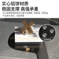 Tempered glass coffee table living room light luxury sofa modern casual classy round table corner sofa side table casual coffee table
