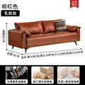 [brown red] light luxury texture oil wax leather [latex style]