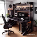 Computer desk home office desk bedroom student desk bookshelf all-in-one with pegboard simple storage study table