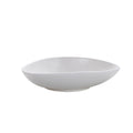 Creative triangular ceramic fruit salad plate - retro style, high-end ceramic dinnerware for restaurants and home use - deep dessert plate