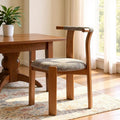 Zita dining chair - vintage solid wood dining chair, 5 new light luxury high-end designer ash wood french dining chair