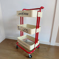 Influencer-style rolling cart shelf - home use, kitchen, bedroom, snack rack, living room multifunctional storage organizer - wholesale