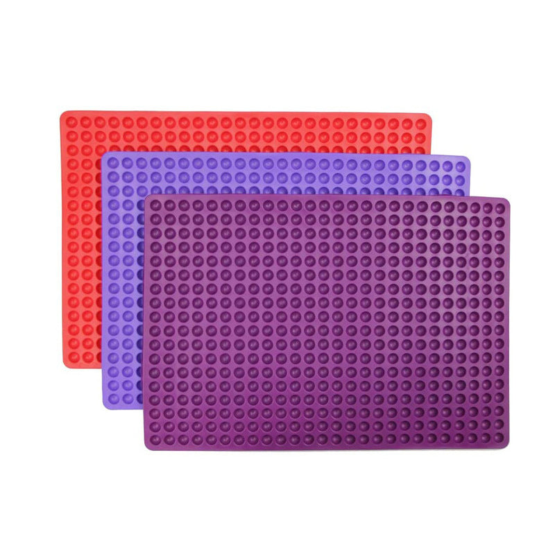 Cross-border 468-hole dog food semi-round ball pet snack baking pad 221 silicone mold 140 Pet dog
