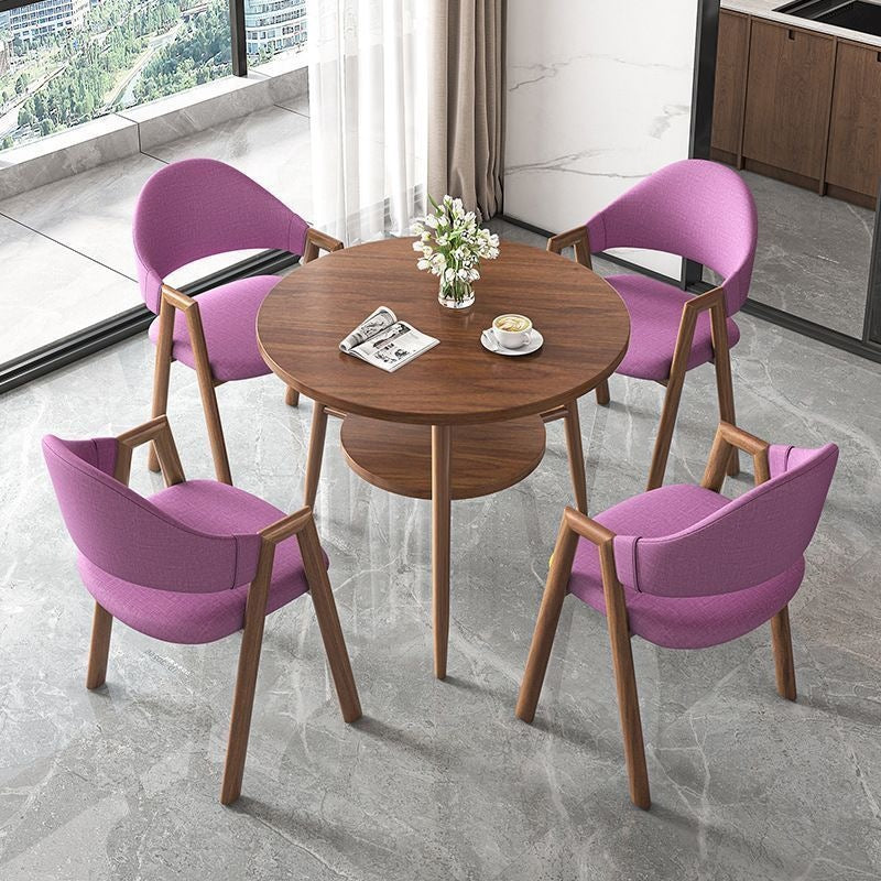 Scandinaviancasualcasual reception negotiation table and chair combination milk tea coffee shop apartment b&b dining table balcony small round table