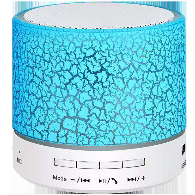 Cracked a9 wireless bluetooth speaker - iron horn stereo sound, outdoor mini portable, card slot, new bass gift box