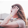 Titanium steel model does not fade titanium steel leaf transfer accessible luxury necklace for women casualfashionpopular clavicle chain elegantstylish