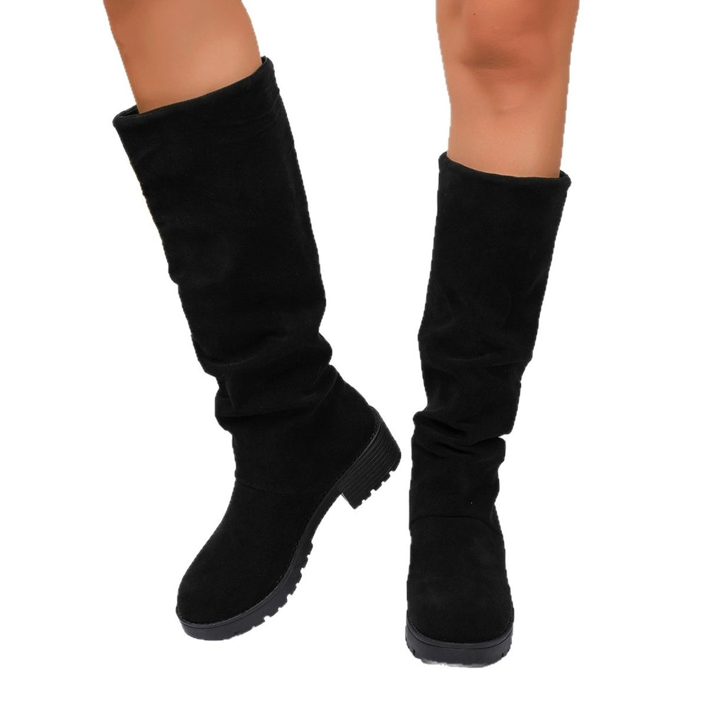 autumn new arrival: plus-size women's casual comfortable european and american style fashionable outerwear boots - wholesale