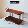 Cup holder desktop storage rack countertop double-layer storage rack tea set rack coffee cup water cup desk display rack