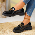 plus size loafers for women, new 2026 spring/autumn collection, patent leather bow mary janes, casual shoes for women