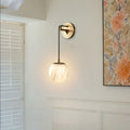 Nordic designer creative natural marble spanish living room high-end atmosphere bedroom bedside corridor wall lamp