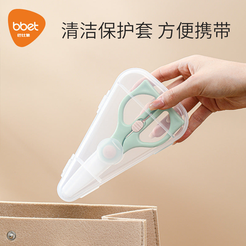 Baby food prep knife set - ceramic baby food scissors, portable meat cutter, complete baby food cooking & processing tool kit